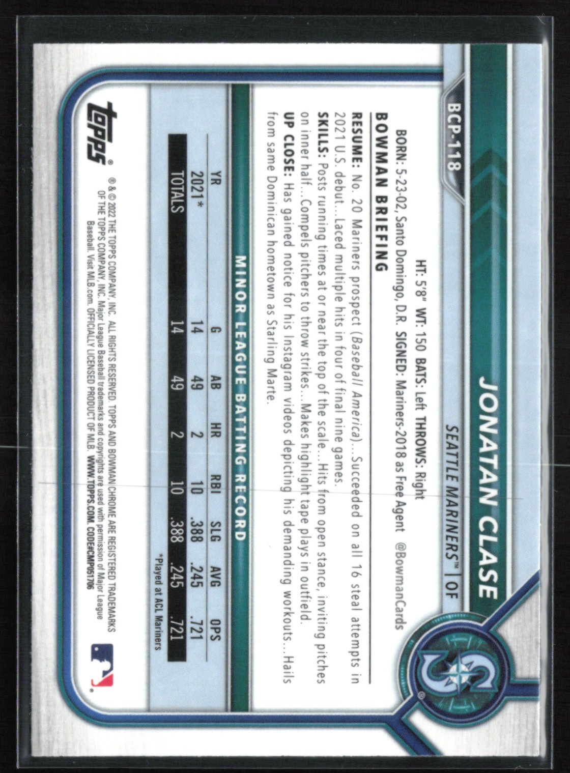 Jonatan Clase 1st Bowman