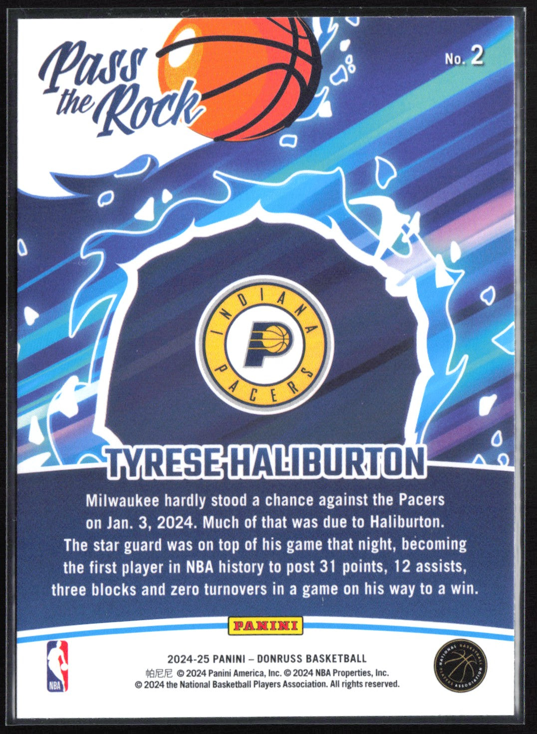 Tyrese Haliburton Pass the Rock