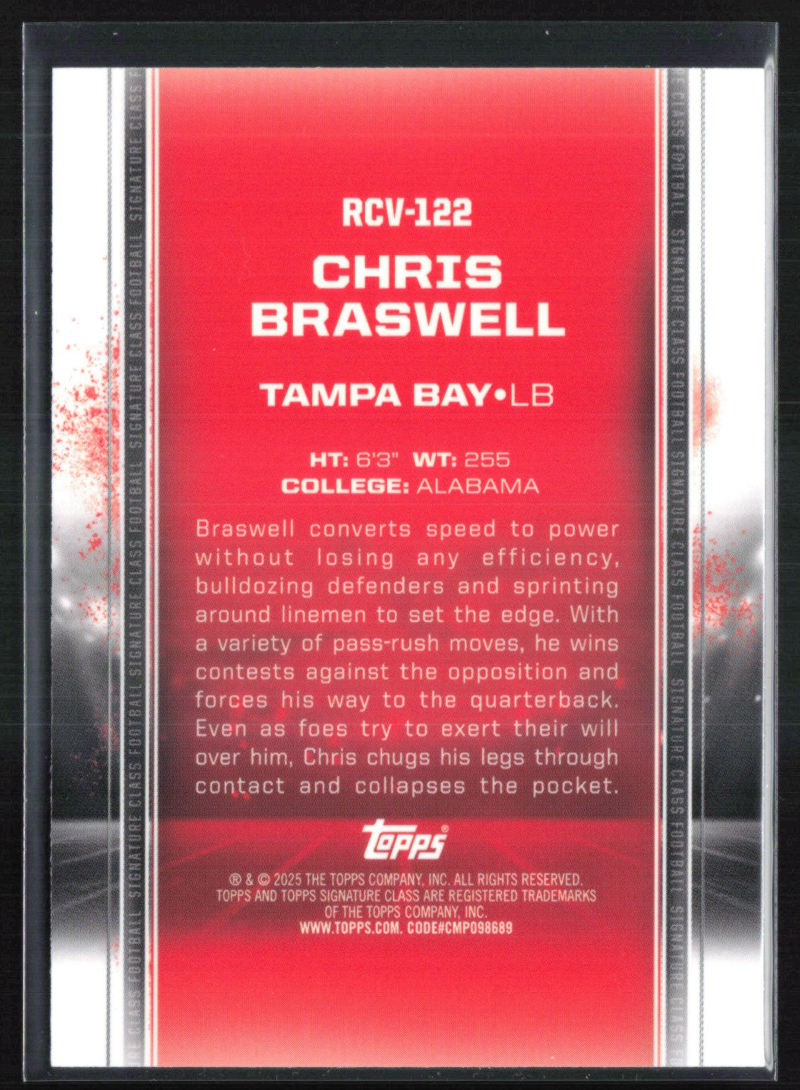 Chris Braswell RC /175