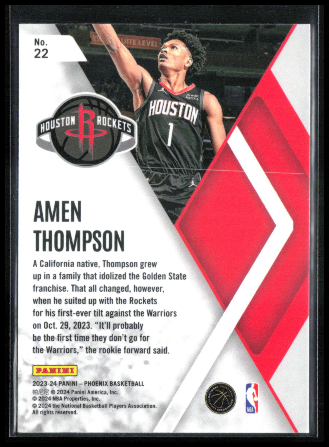 Amen Thompson RC