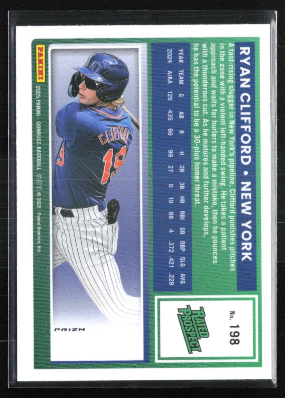 Ryan Clifford Prospect Orange Laser