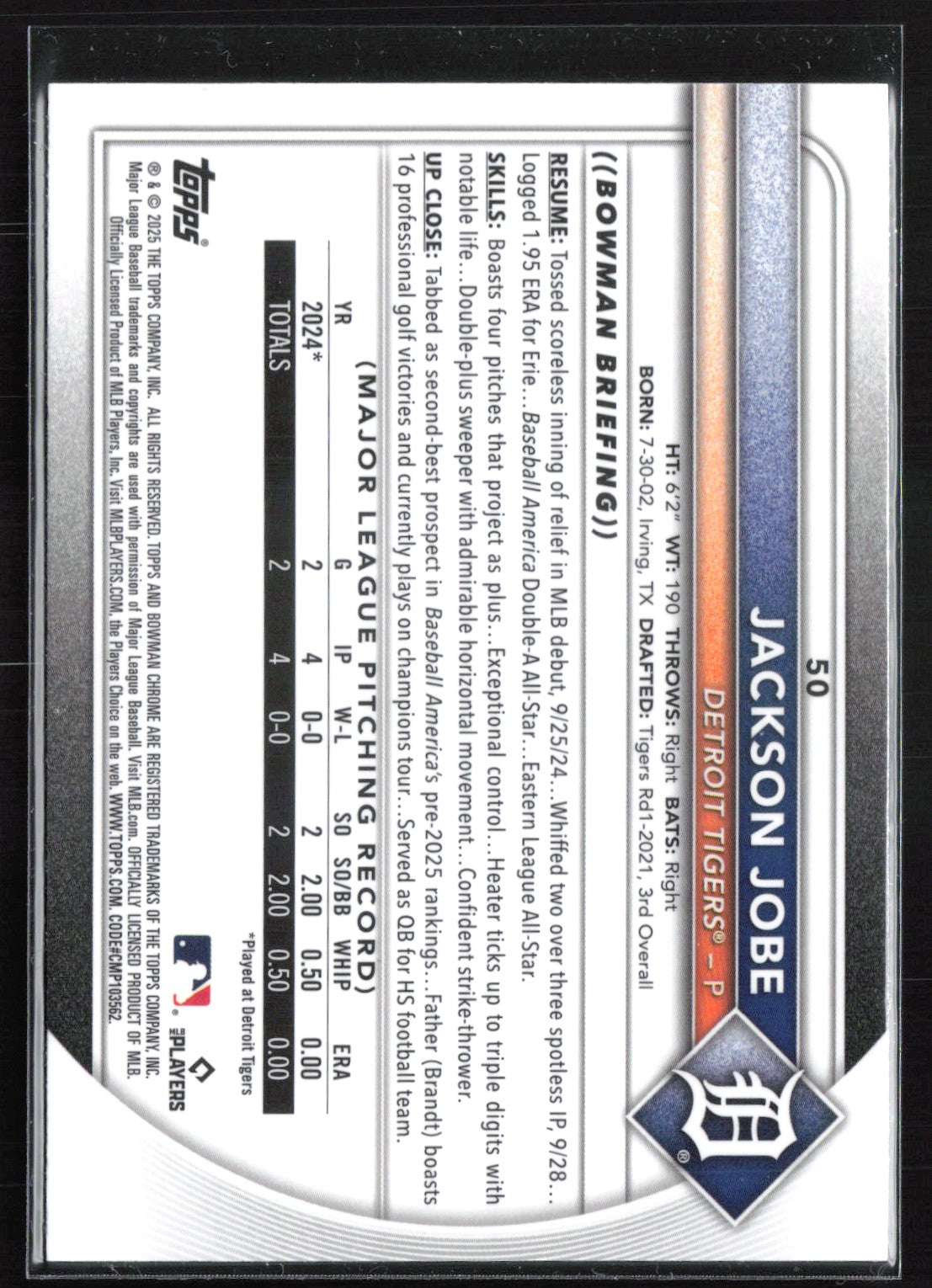 Jackson Jobe RC Mojo