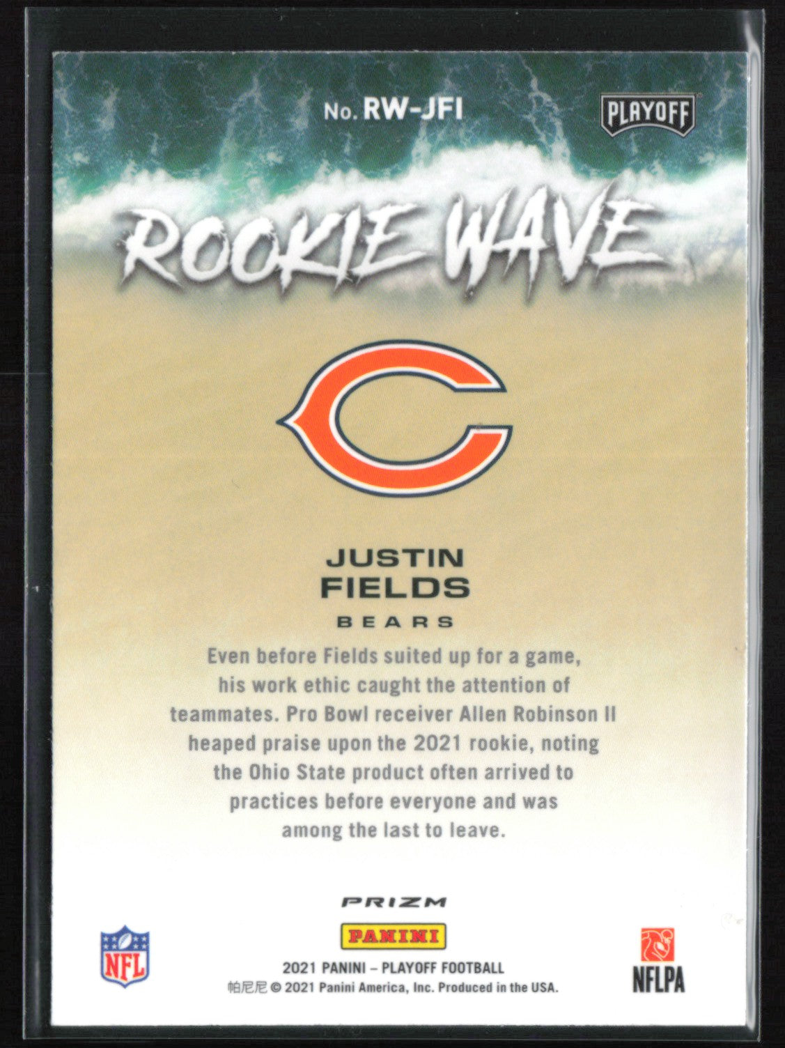 Justin Fields RC Blue