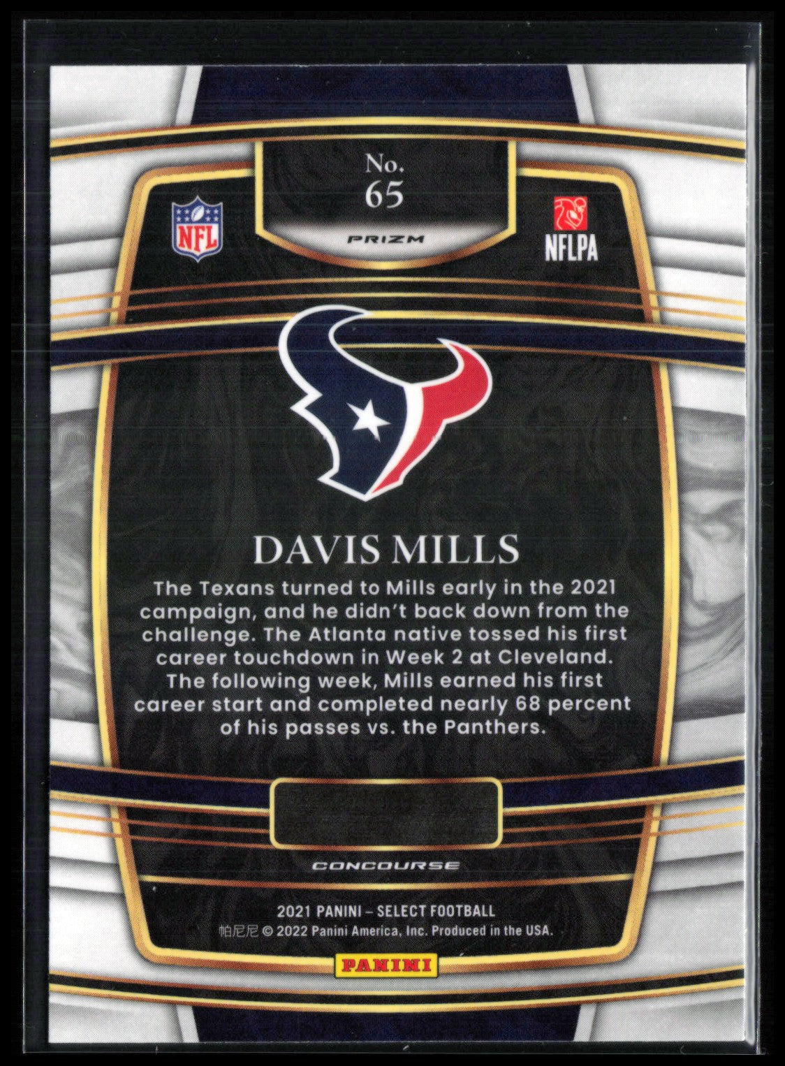 Davis Mills RC Silver