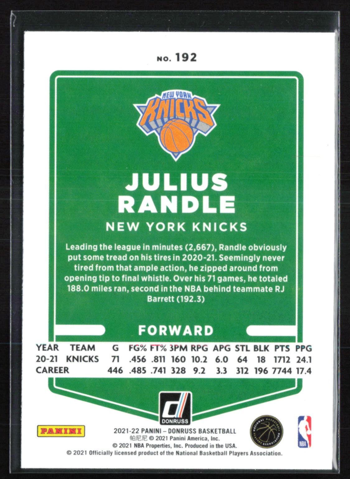 Julius Randle Green Yellow Laser