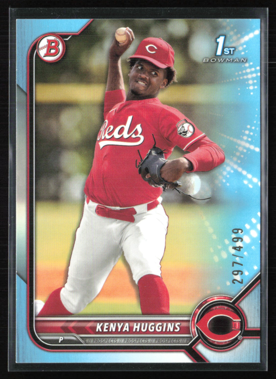 Kenya Huggins 1st Bowman Sky Blue /499