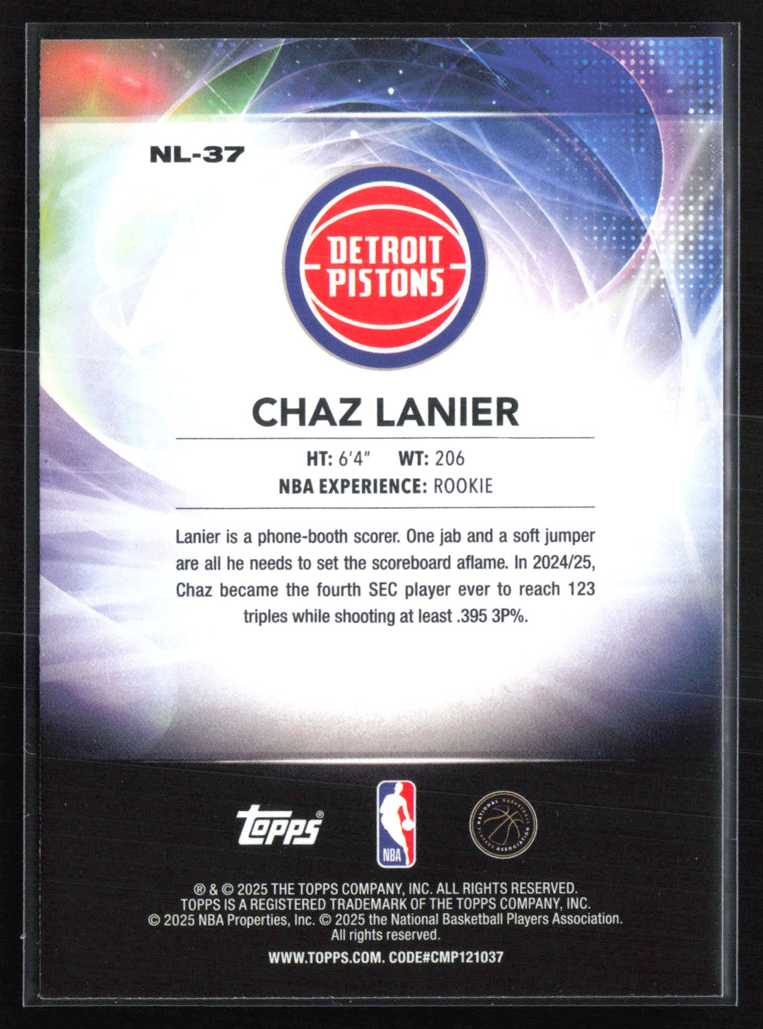 Chaz Lanier RC No Limit