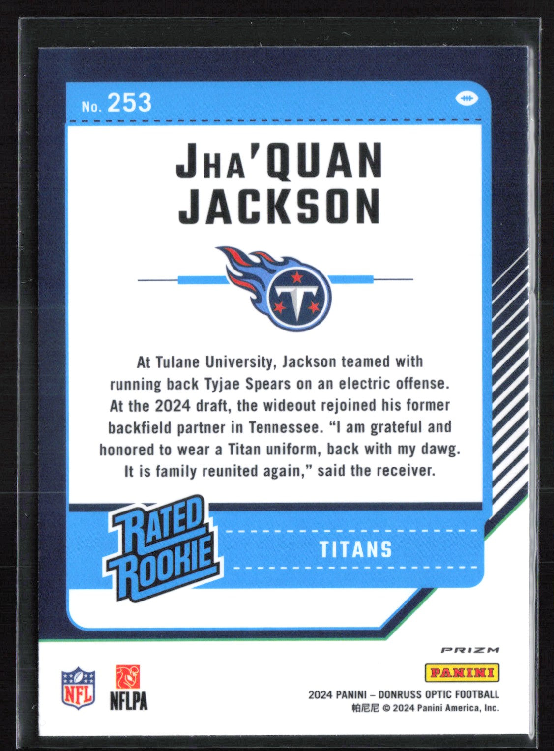 Jha'Quan Jackson RC Holo