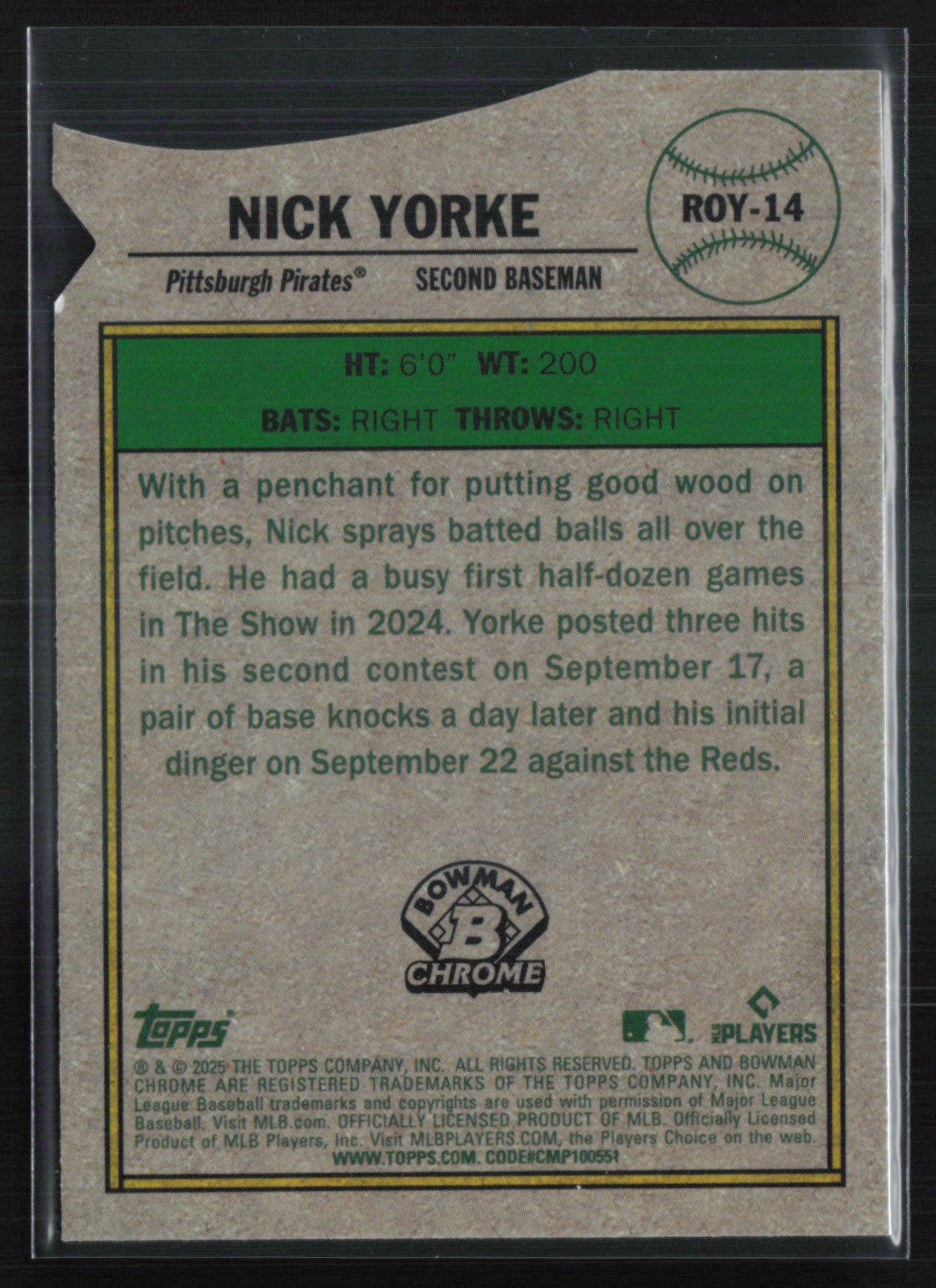 Nick Yorke RC Die-Cut
