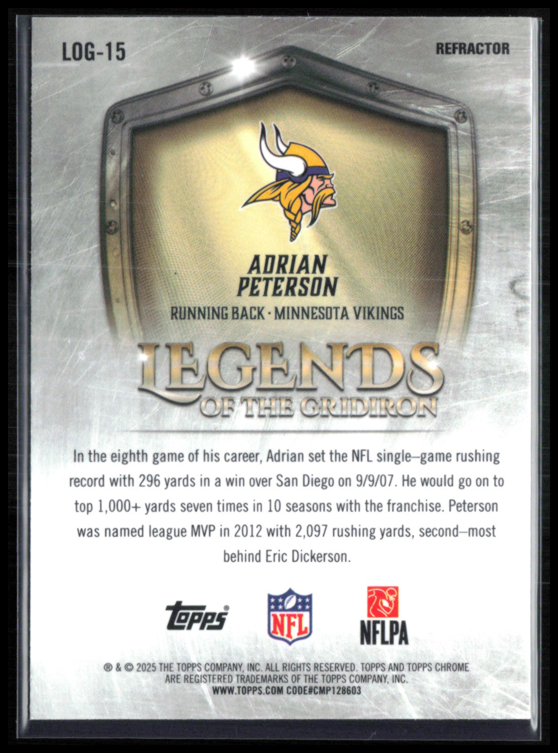 Adrian Peterson Refractor