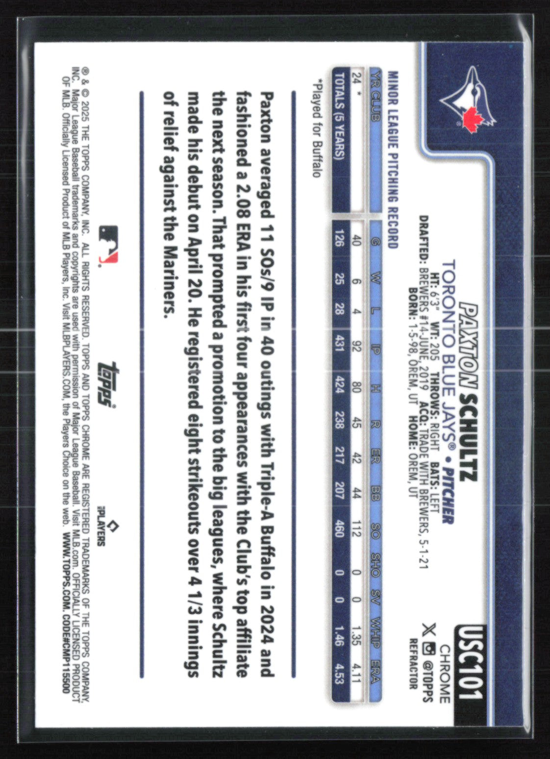 Paxton Schultz RC Refractor