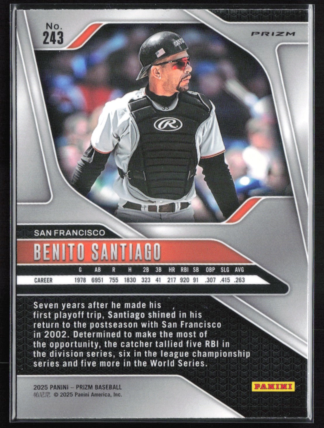 Benito Santiago Blue Ice