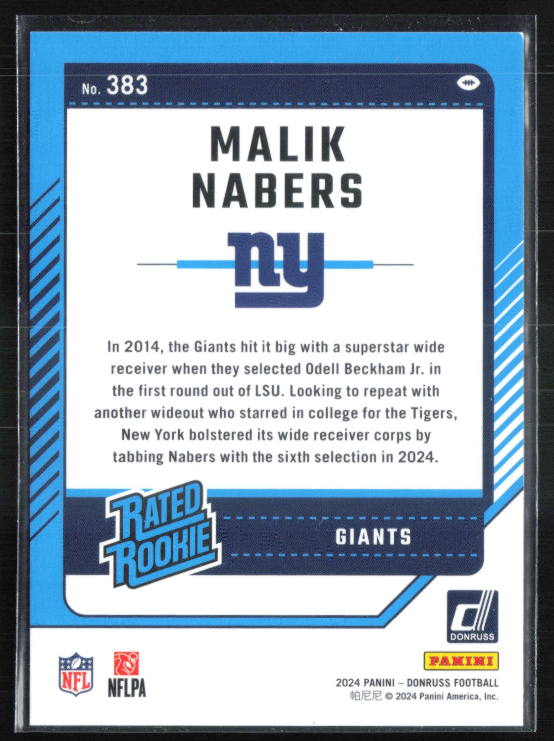 Malik Nabers RC