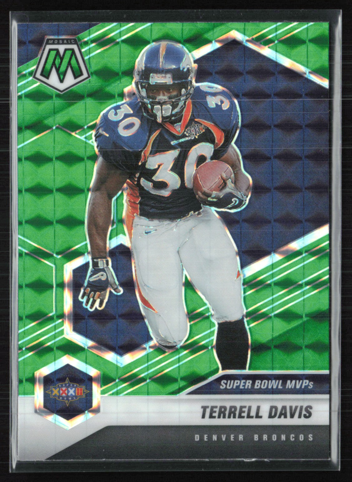 2021 Panini Mosaic Prizm Green 296 Terrell Davis Green Mosaic