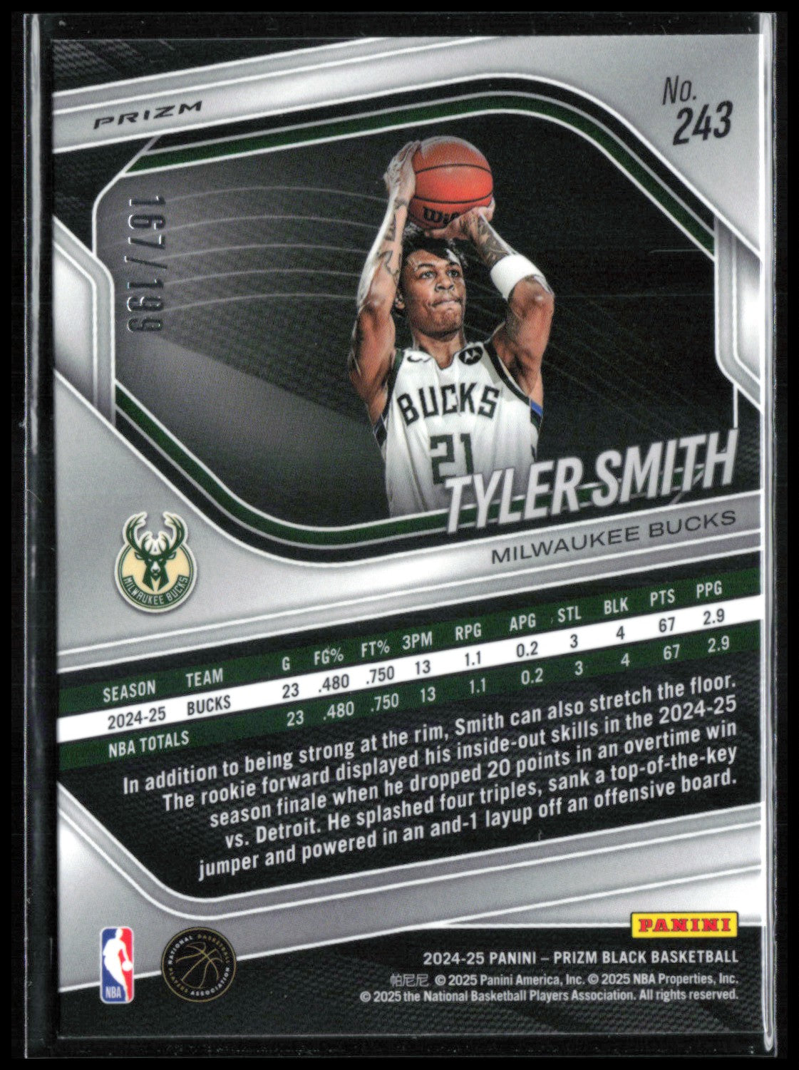 Tyler Smith RC Blue /199