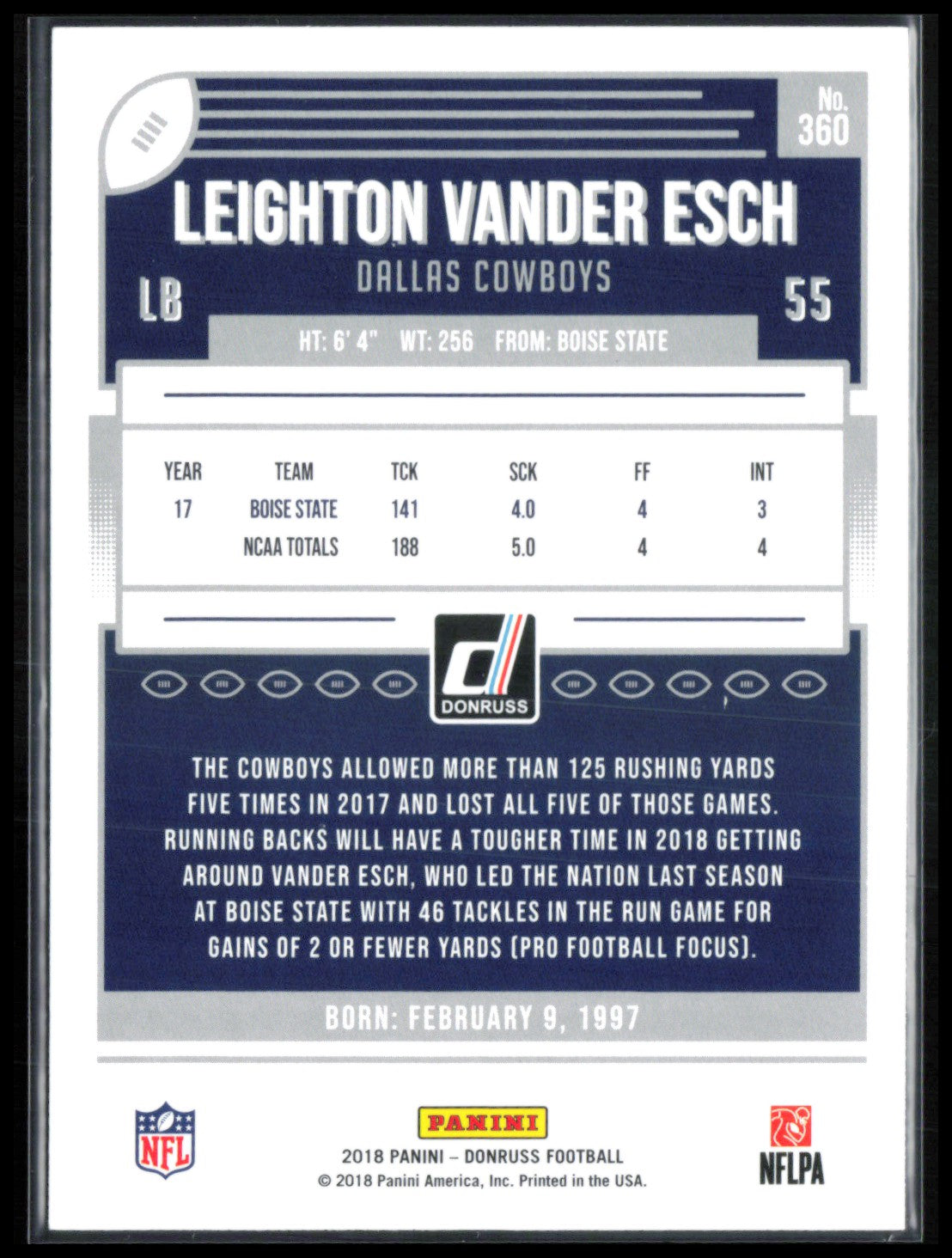 Leighton Vander Esch RC