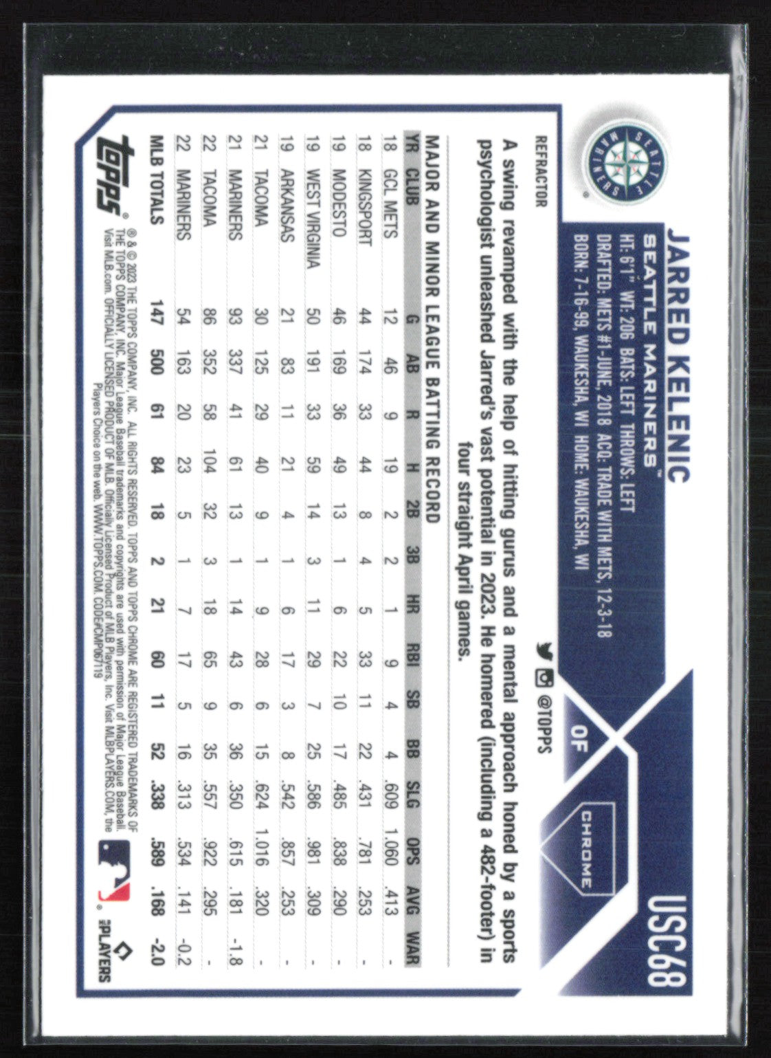 Jarred Kelenic Refractor