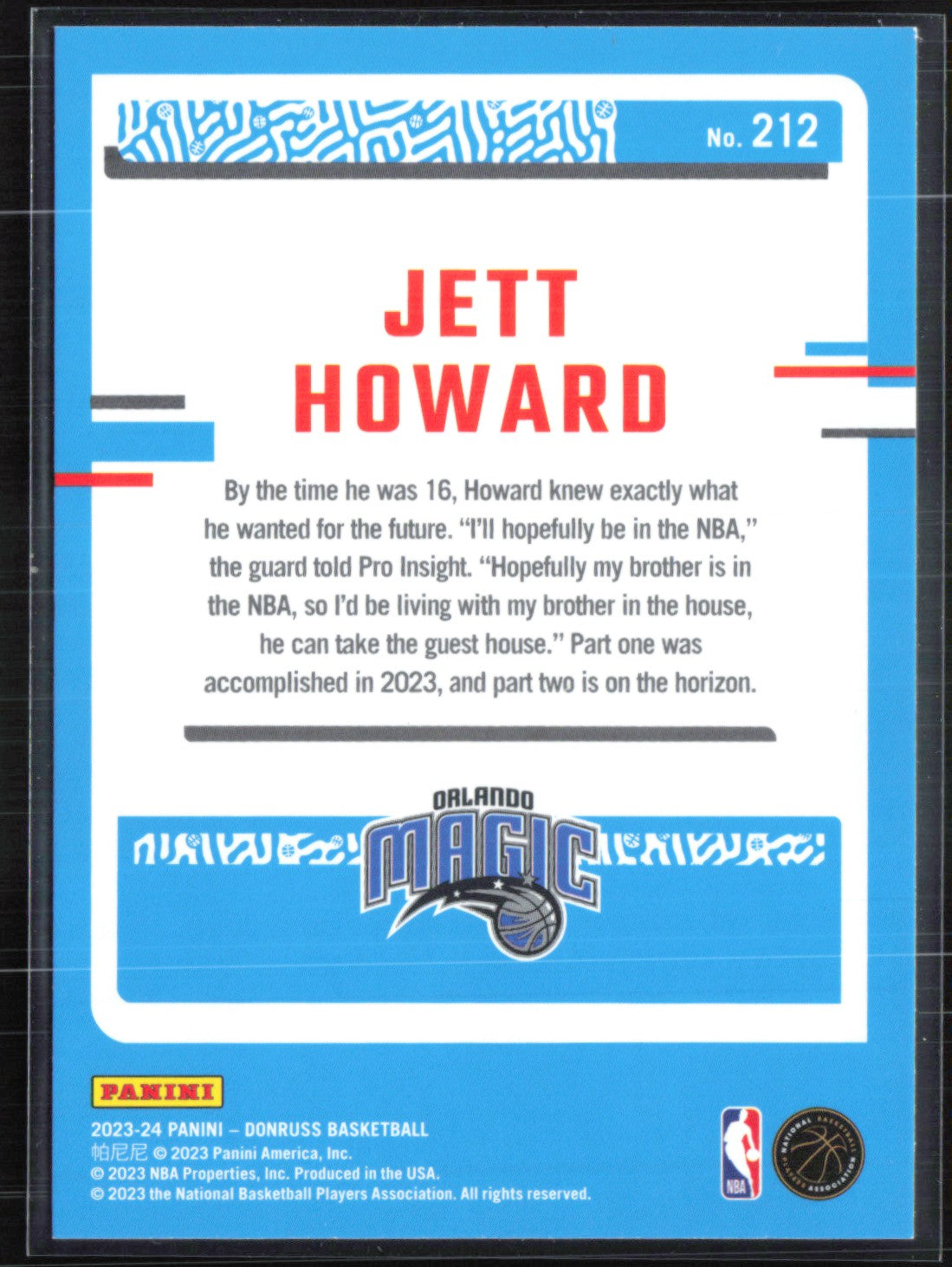 Jett Howard RC Yellow