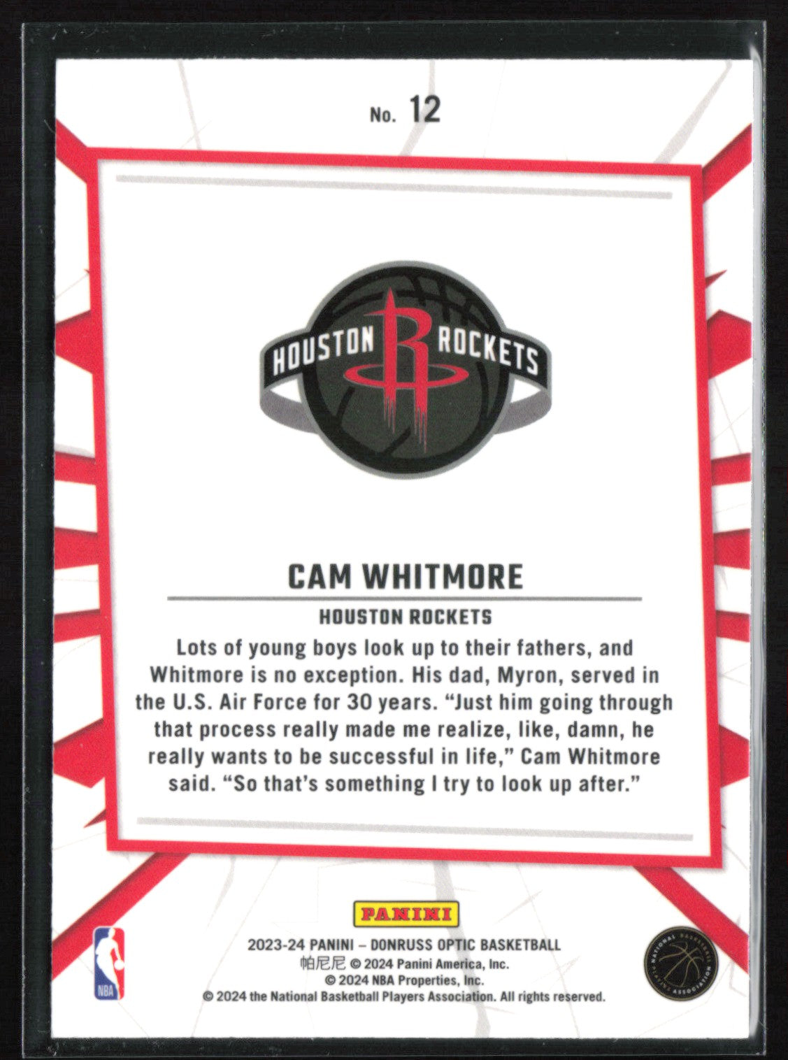 Cam Whitmore RC