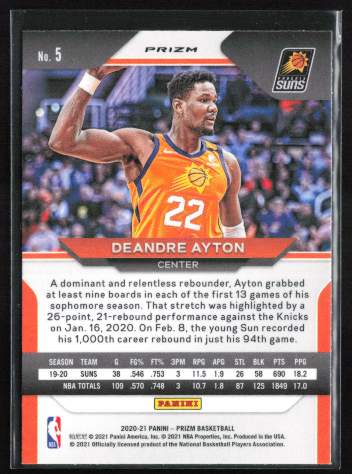 Deandre Ayton Red Wave