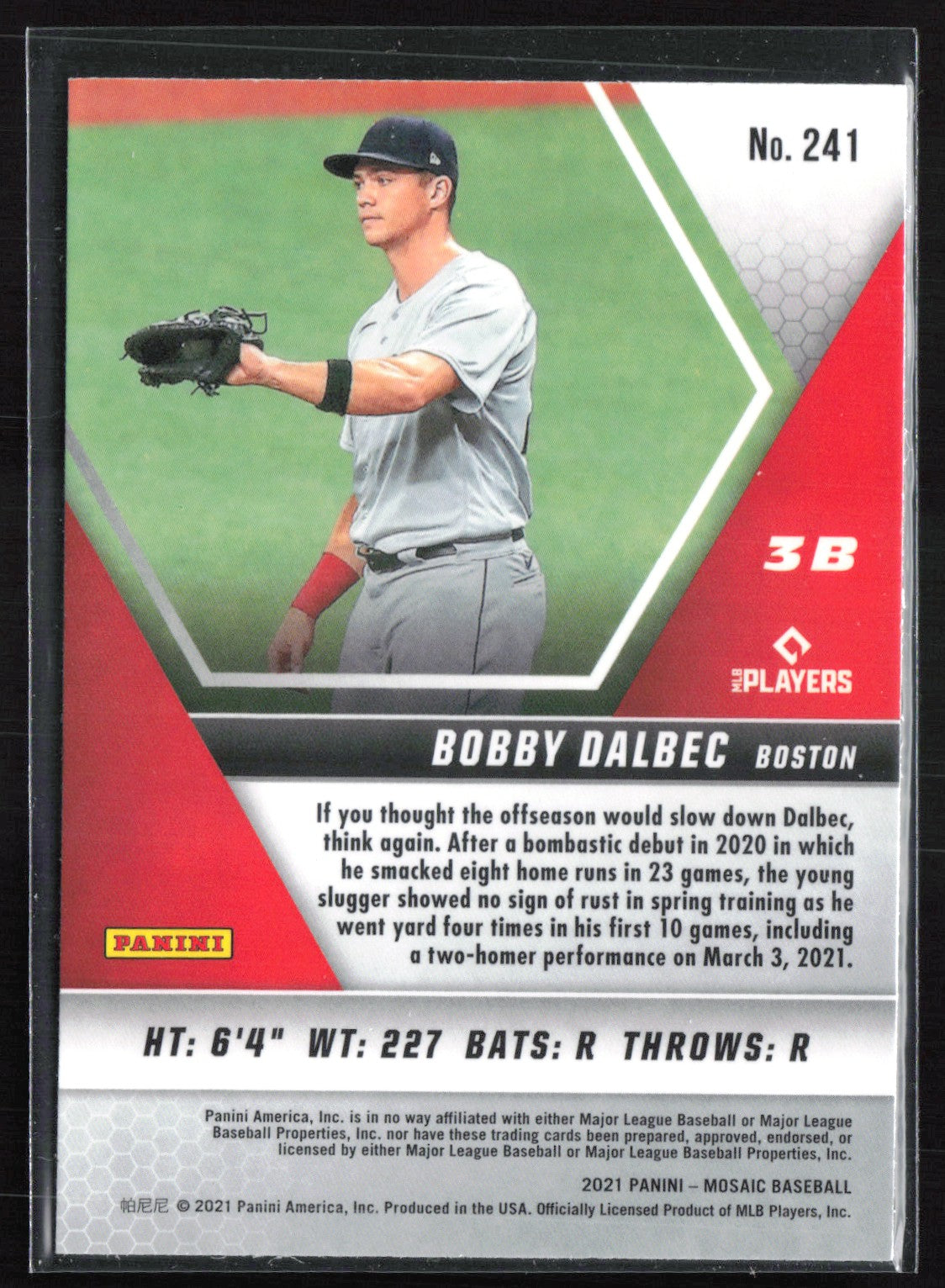 Bobby Dalbec RC