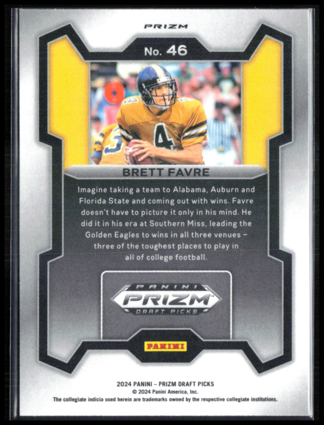 Brett Favre Red Cracked Ice