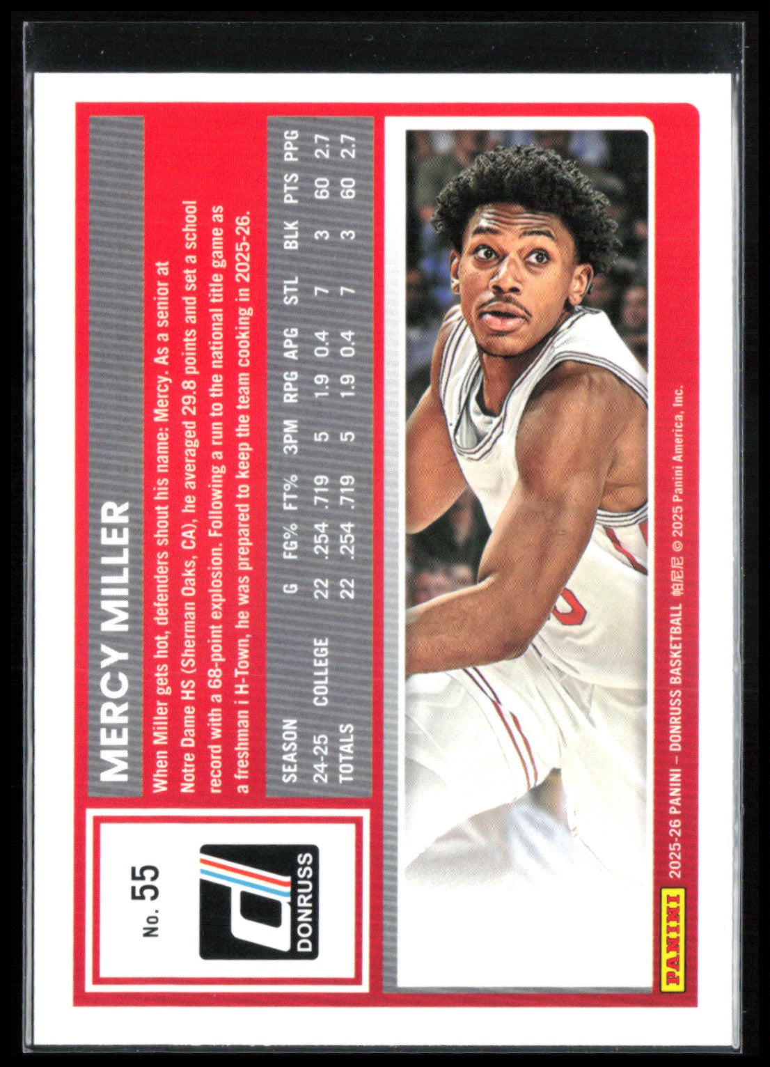 Mercy Miller Rated Prospect Green Laser