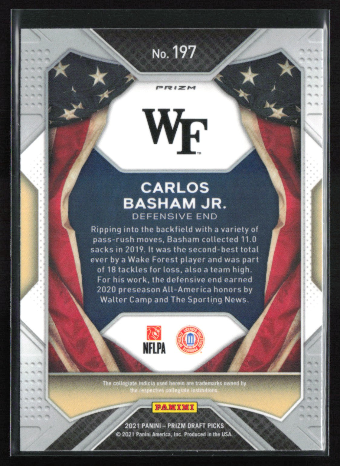 Carlos Basham Jr. RC RWB