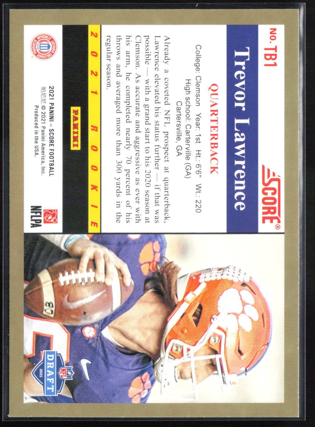 Trevor Lawrence RC Purple