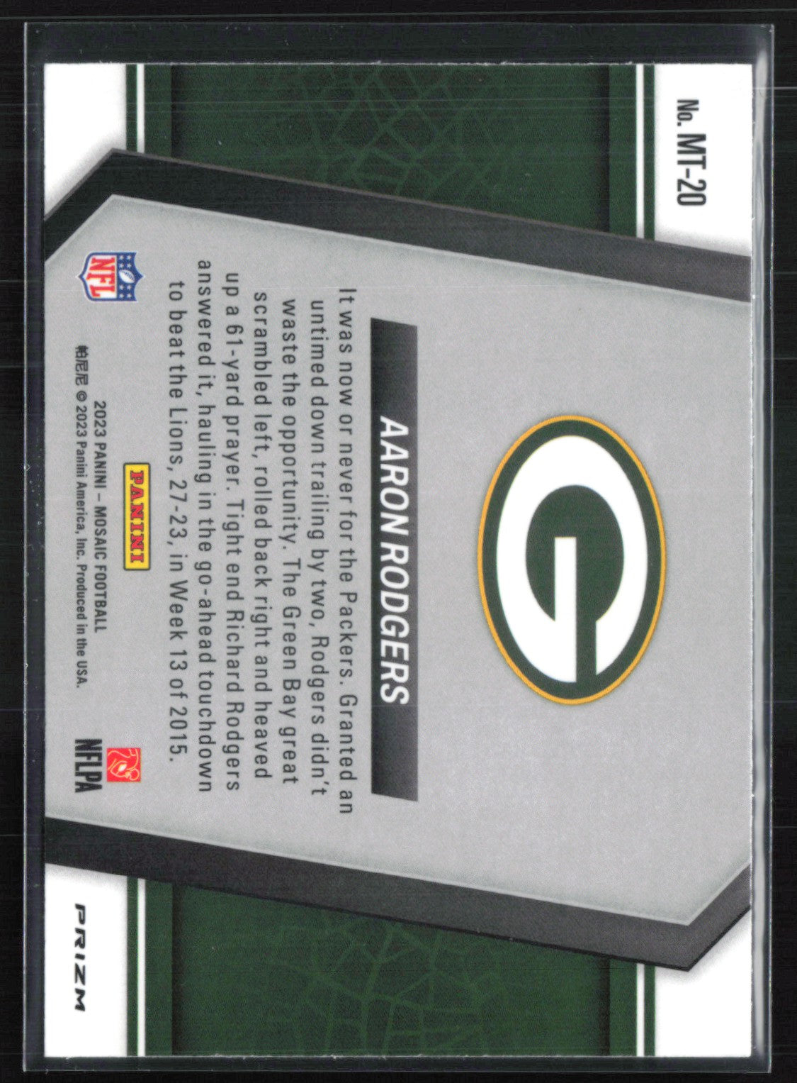 Aaron Rodgers Holo