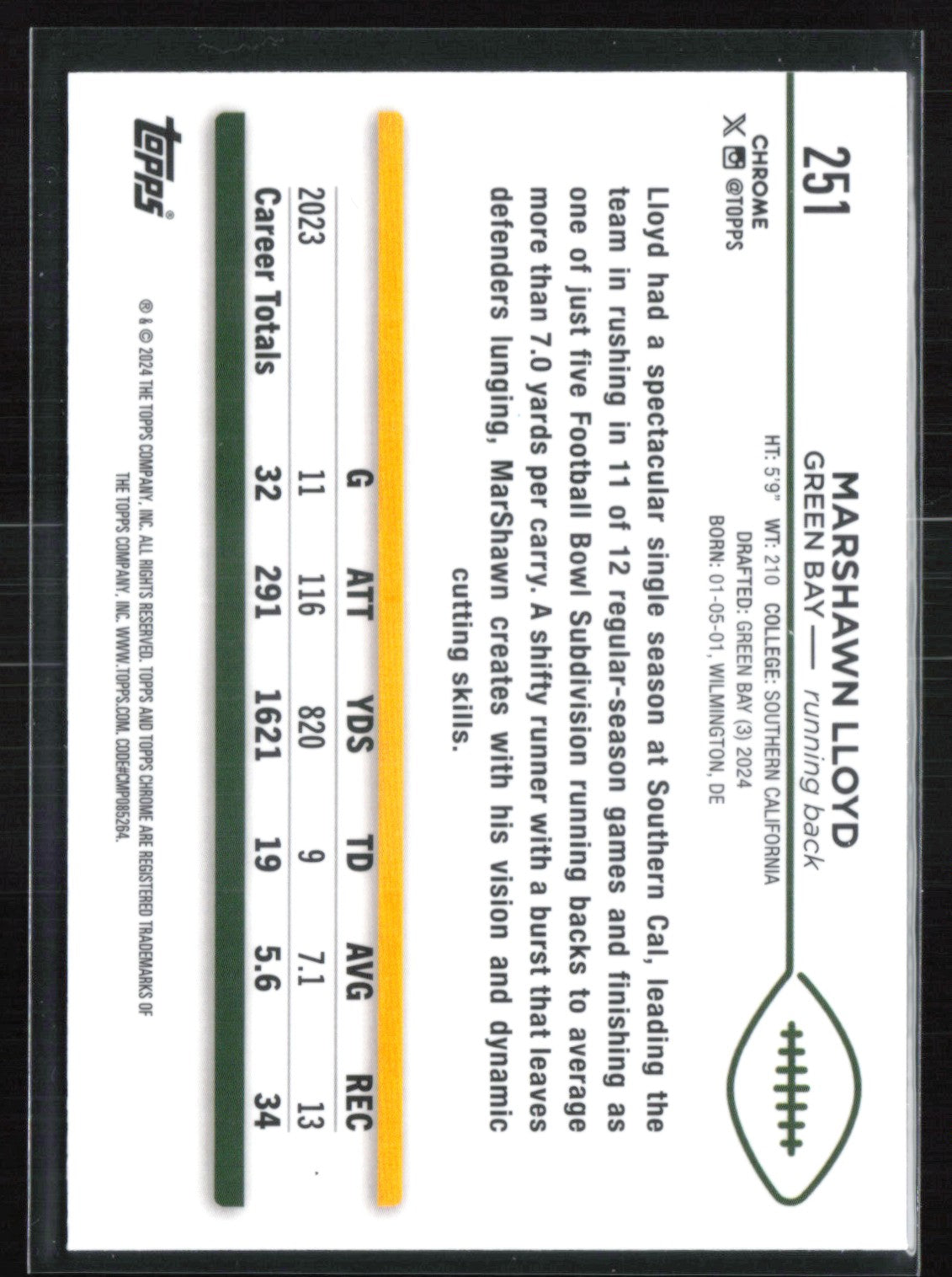 MarShawn Lloyd RC Pink Refractor