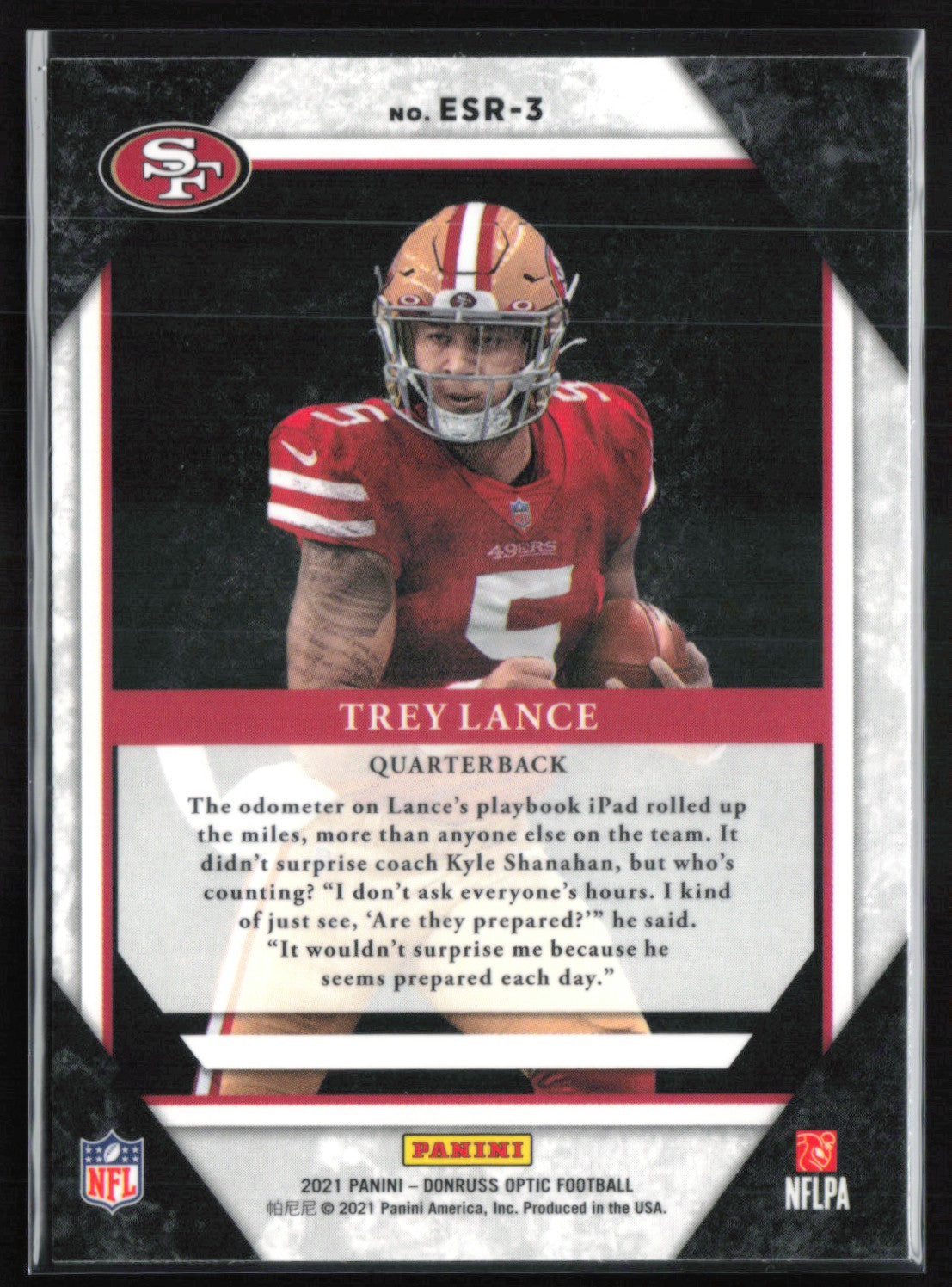 Trey Lance RC Elite Series Rookies