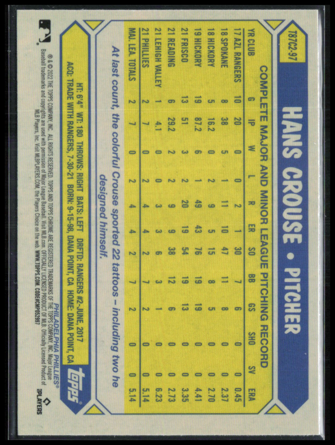 Hans Crouse RC Silver Pack Mojo