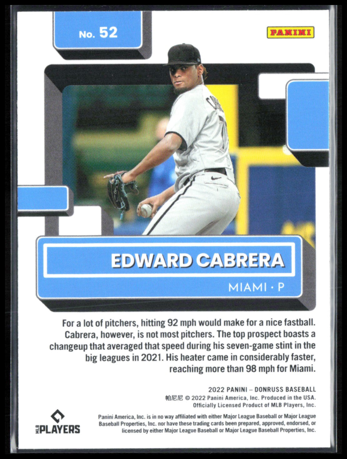 Edward Cabrera RC Blue