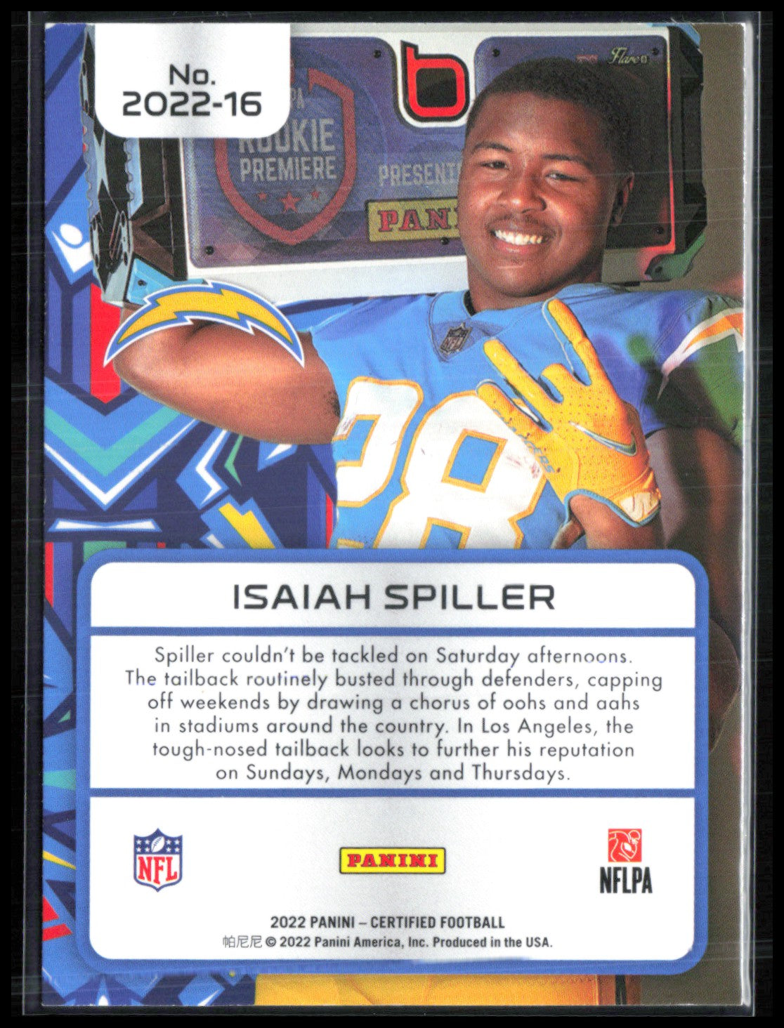 Isaiah Spiller RC Grafitti