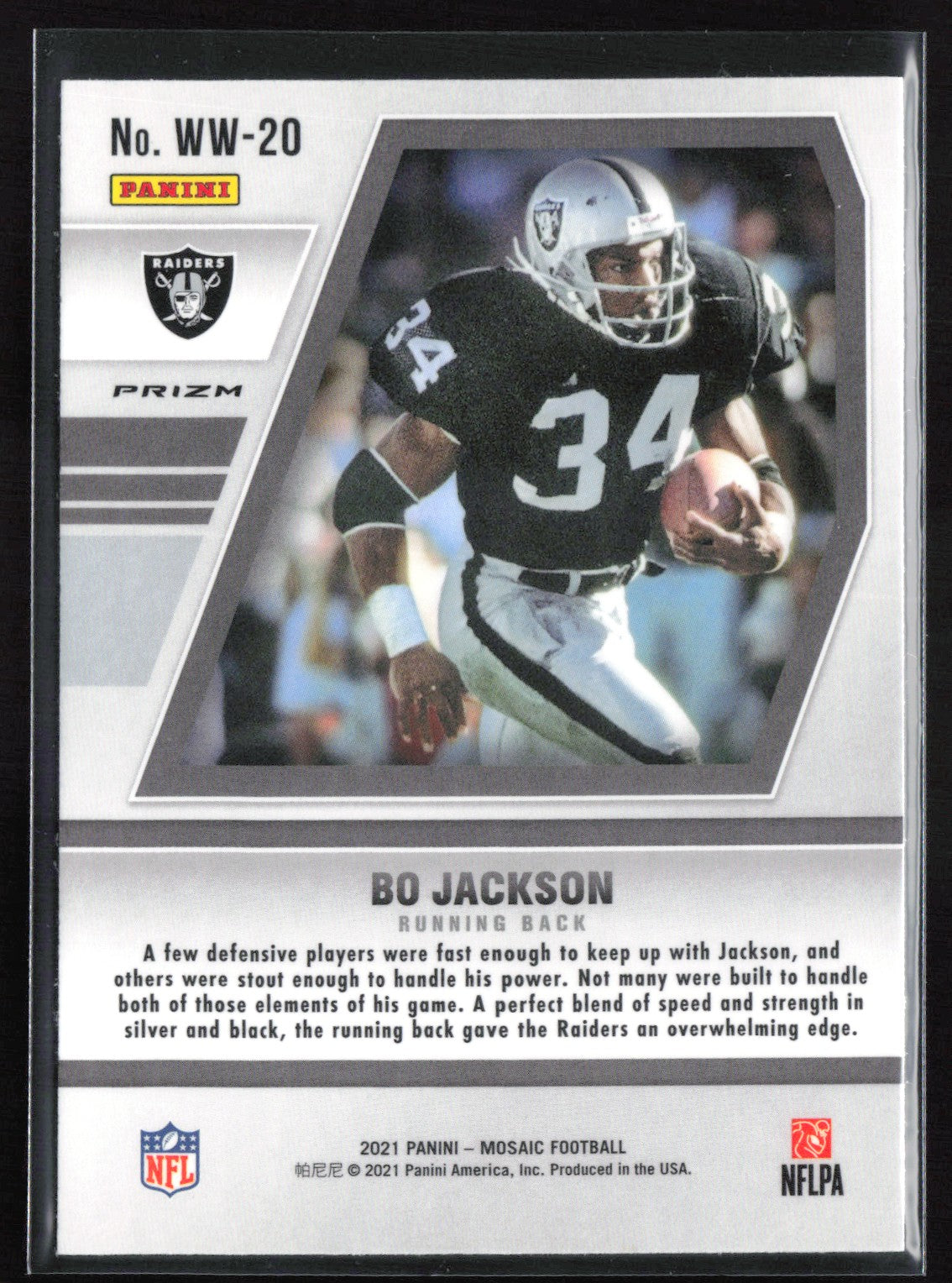 Bo Jackson Mosaic Prizm