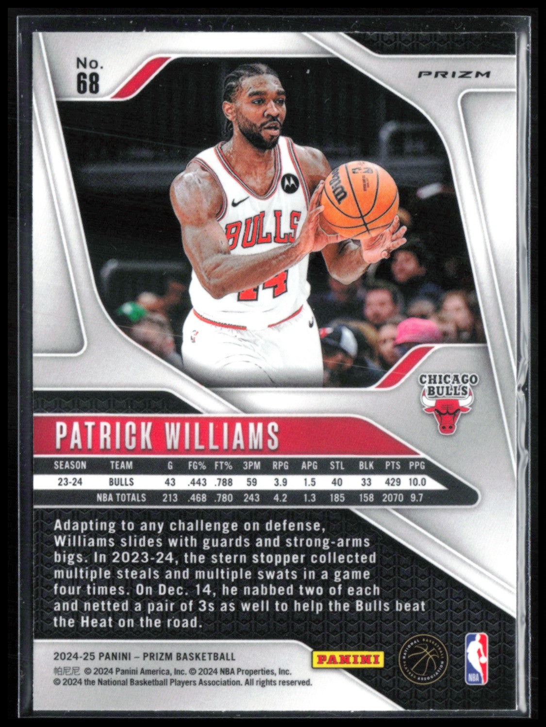 Patrick Williams Red Sparkle SP