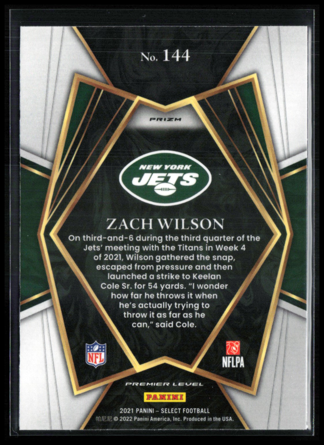 Zach Wilson RC Silver