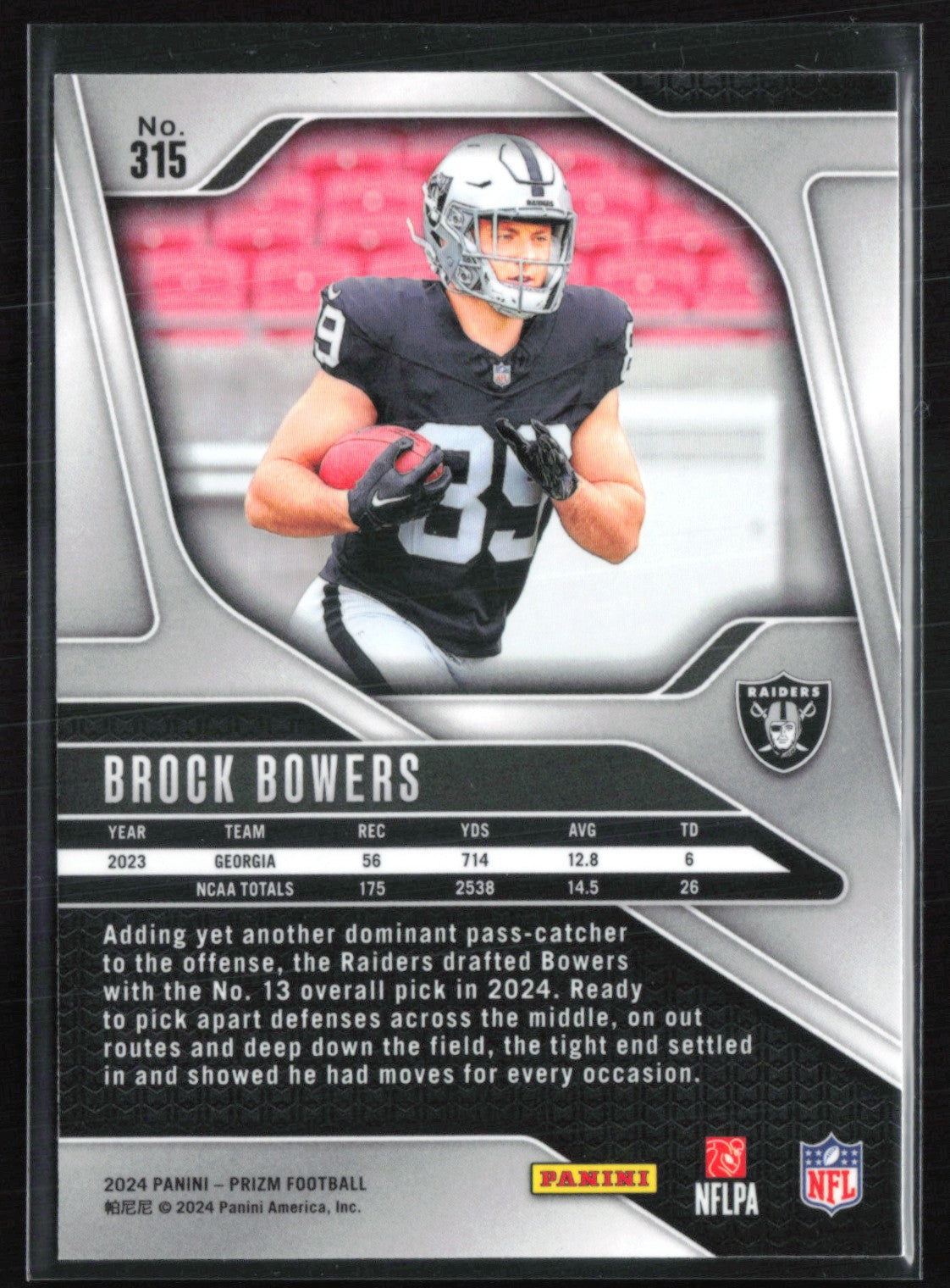 Brock Bowers RC