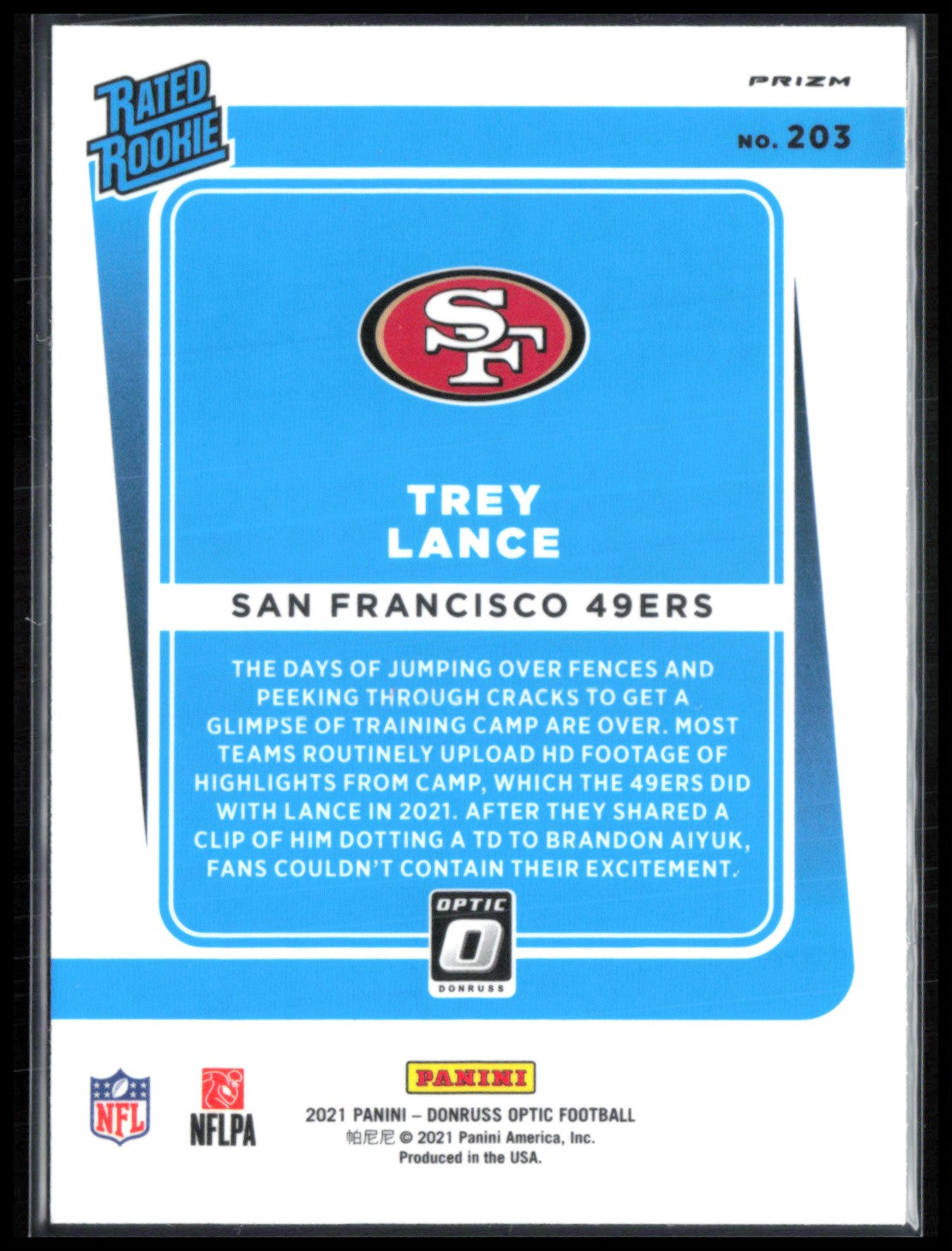Trey Lance RC Red Hyper