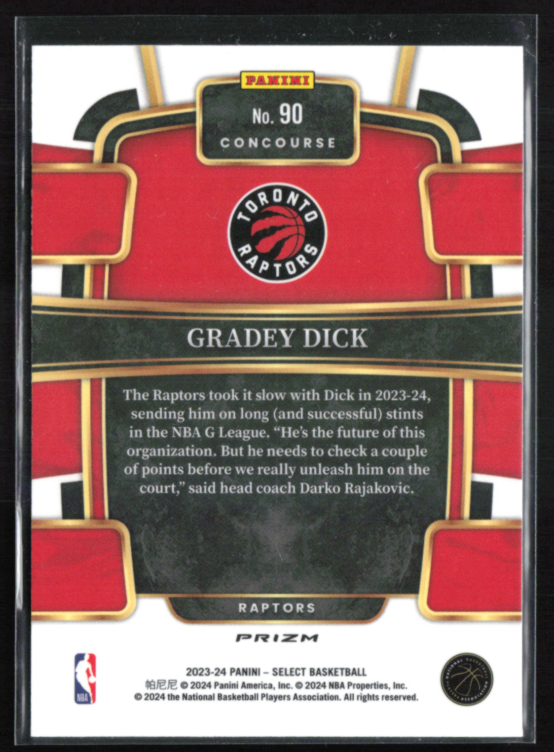 Gradey Dick RC Seismic