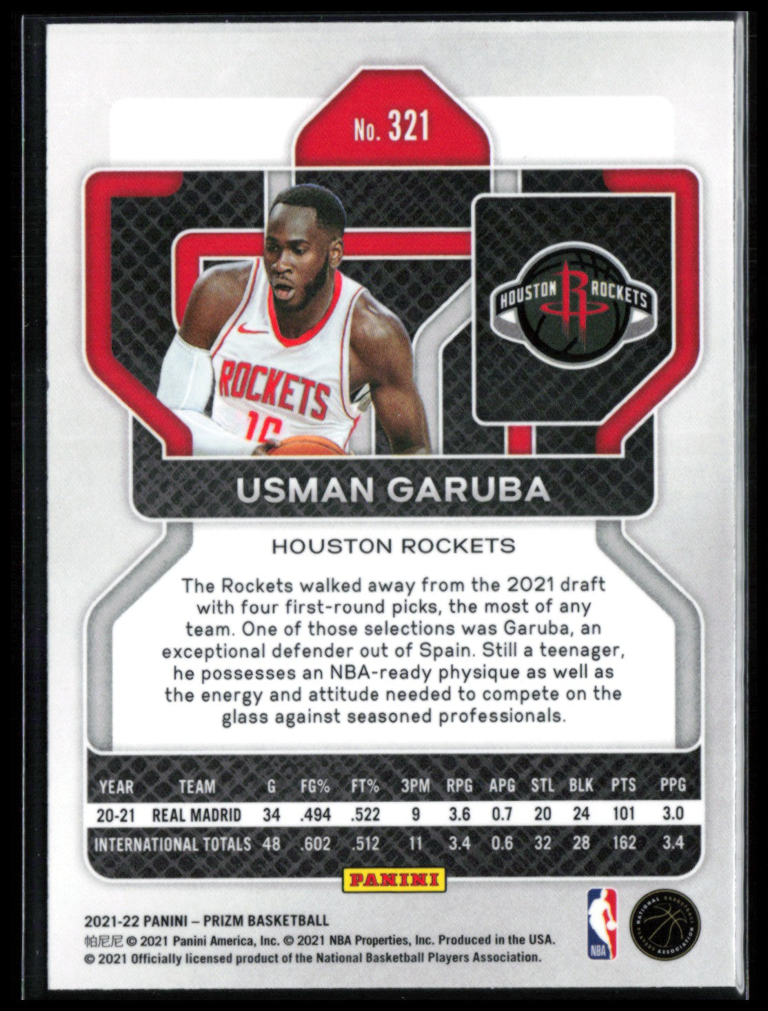 Usman Garuba RC