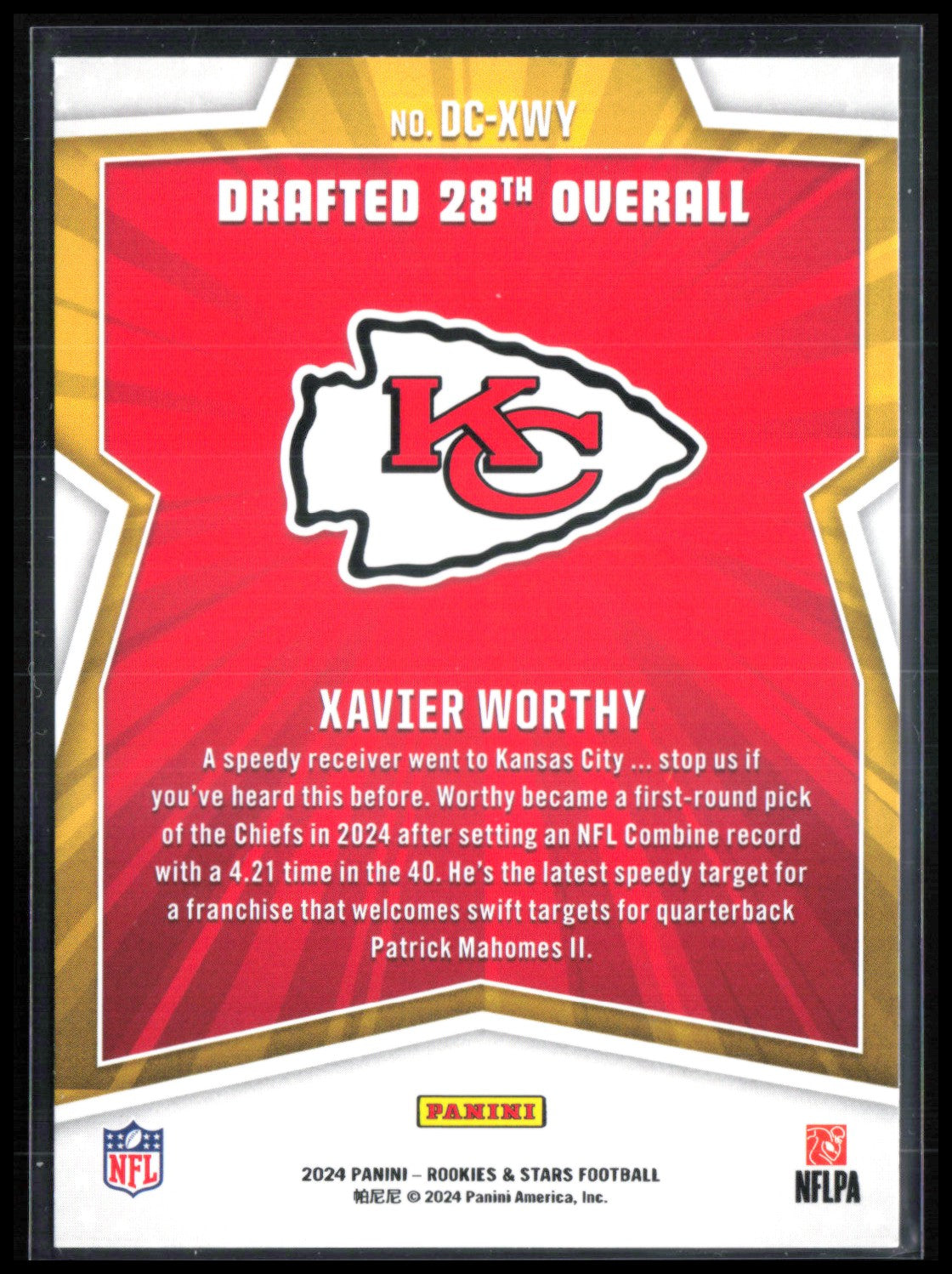 Xavier Worthy RC