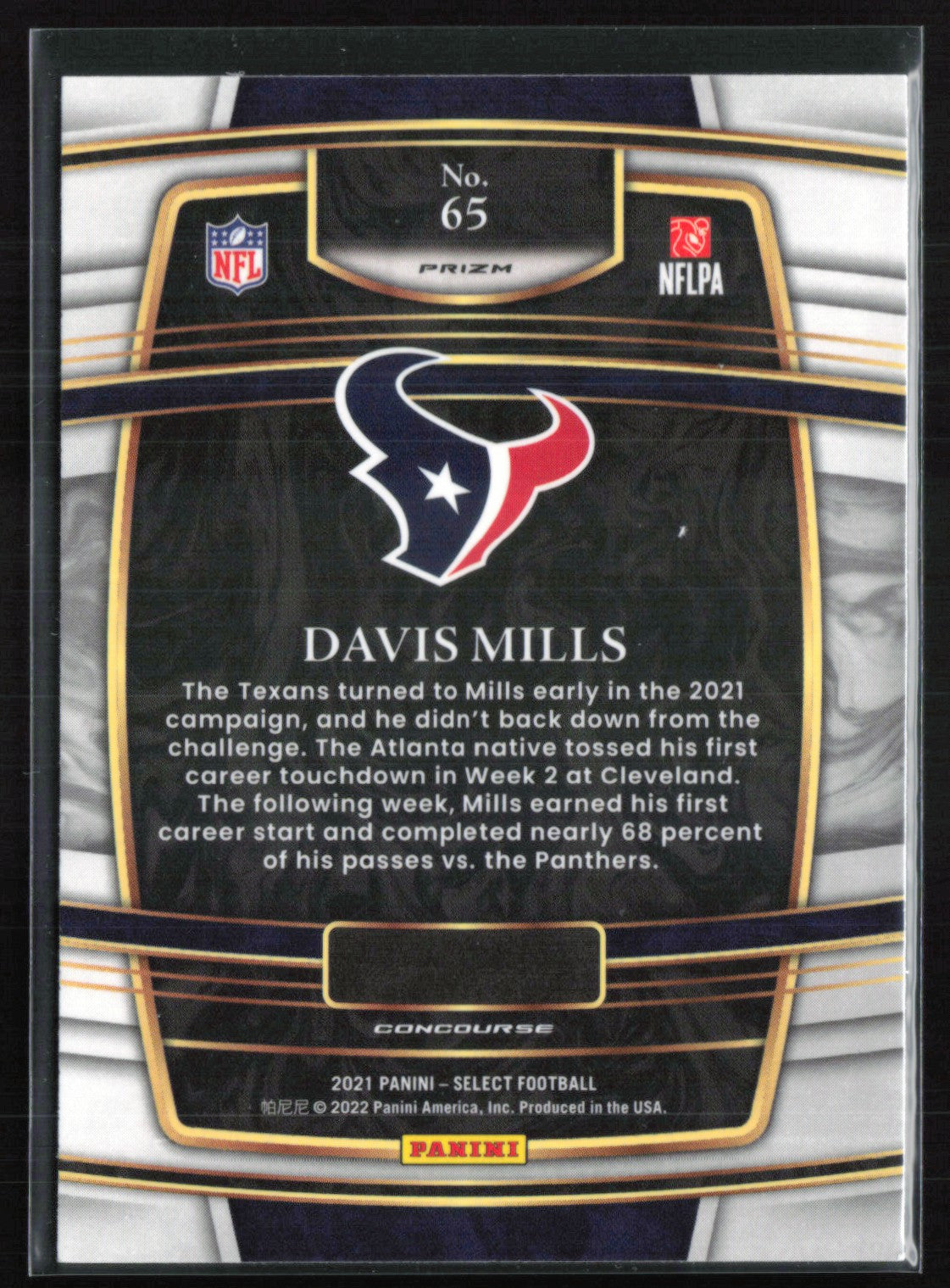 Davis Mills RC Silver