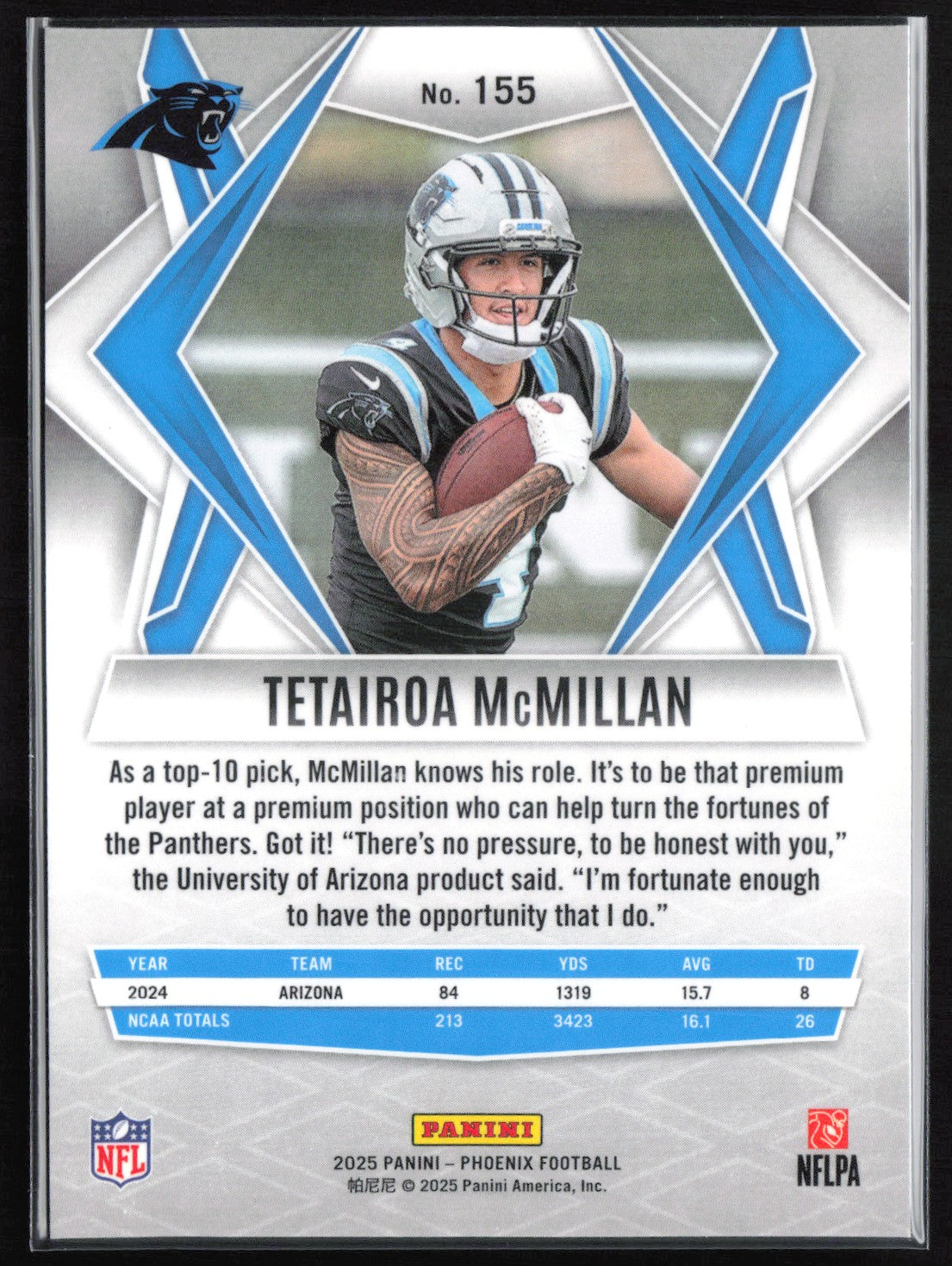 Tetairoa McMillan RC