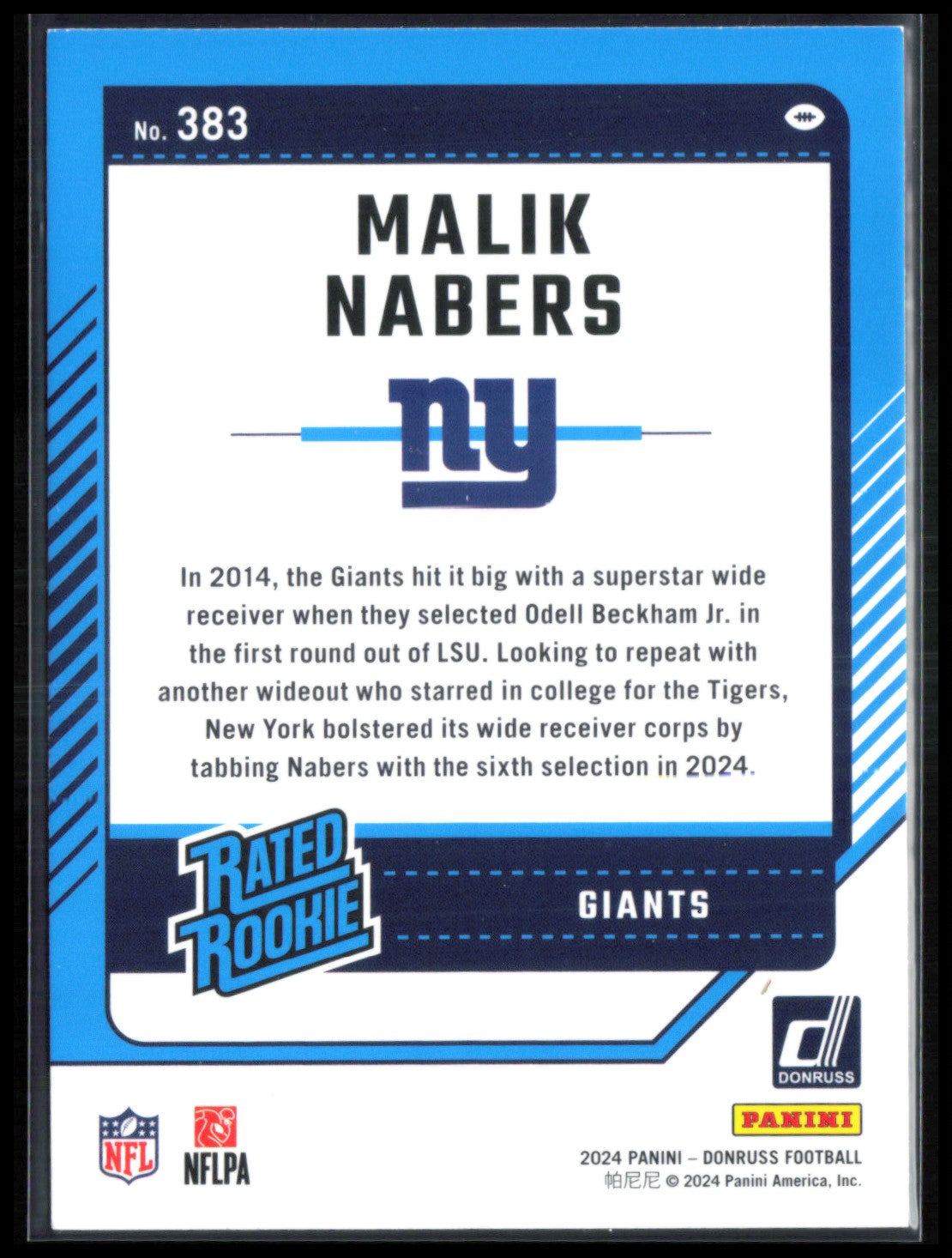Malik Nabers RC