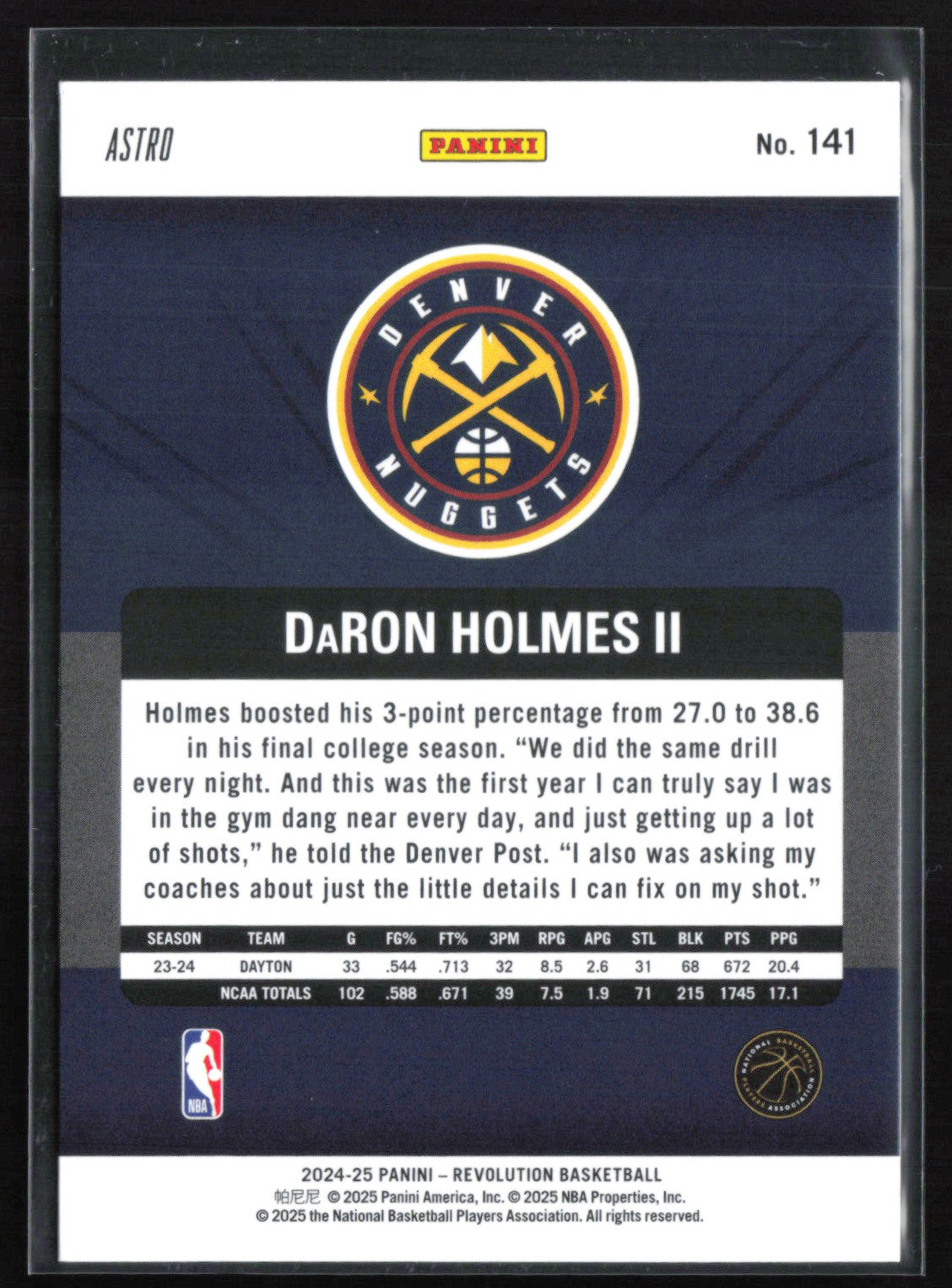 DaRon Holmes II RC Astro