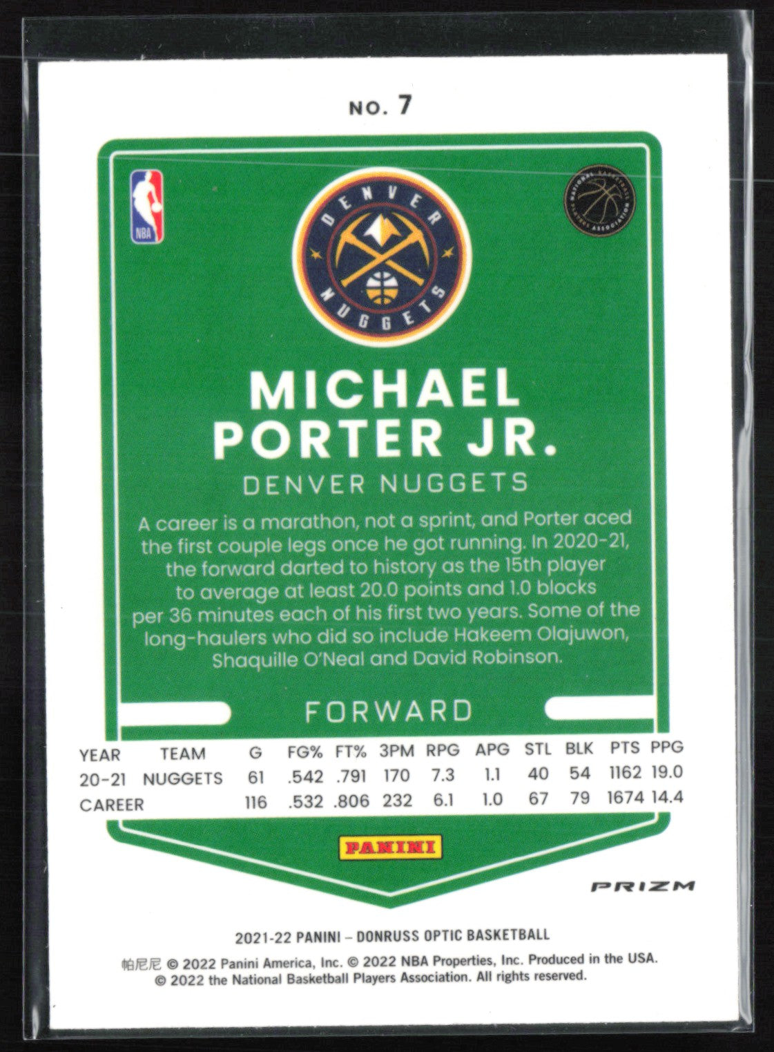 Michael Porter Jr. Blue Velocity