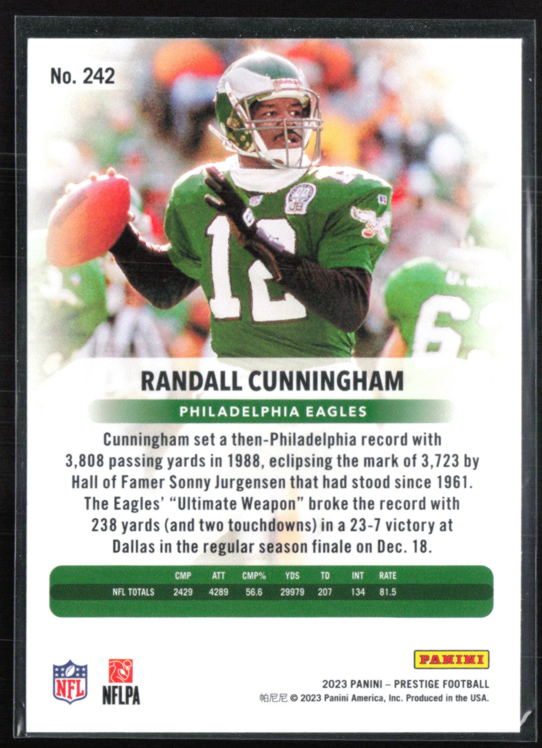 Randall Cunningham Xtra Points