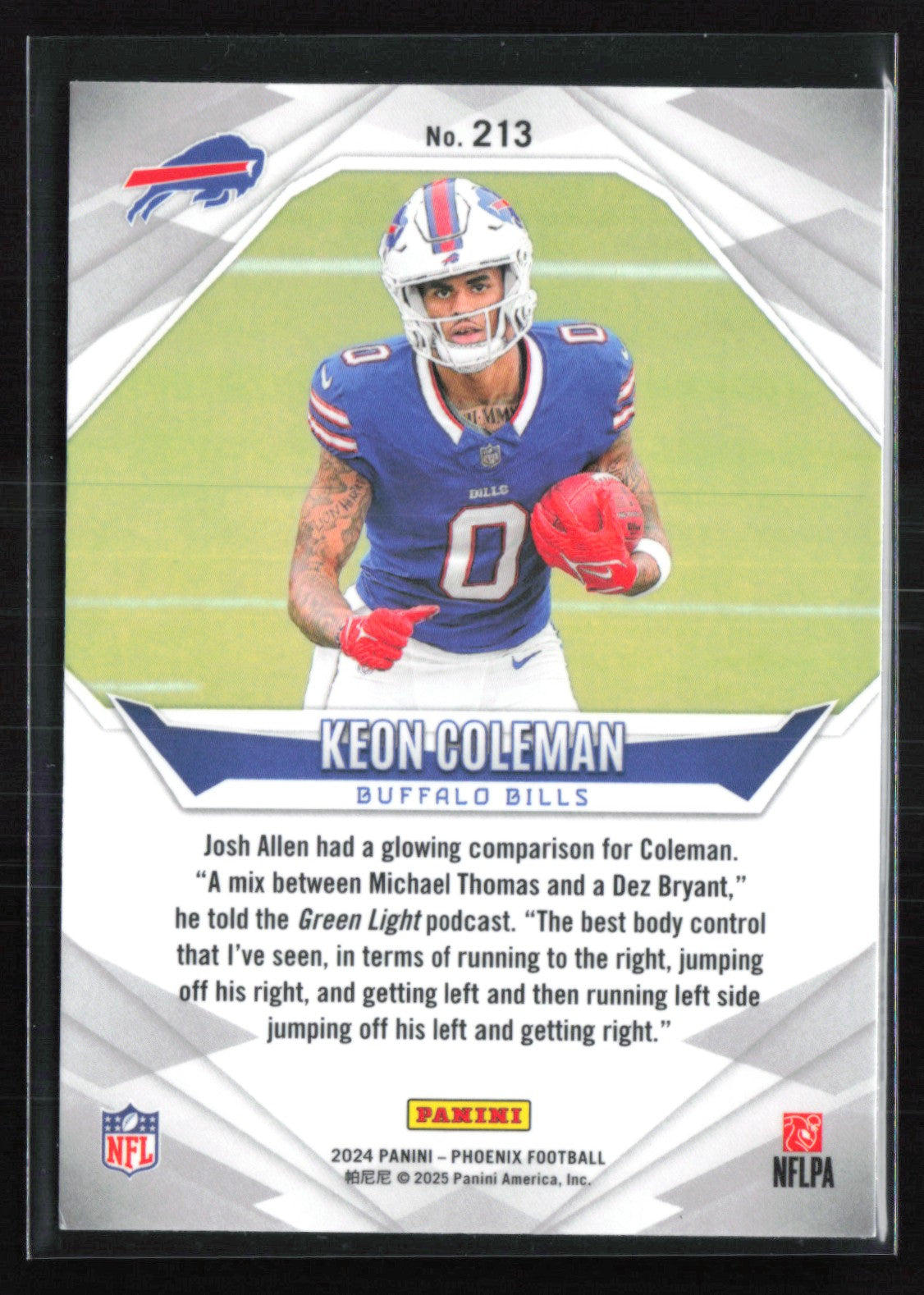 Keon Coleman RC